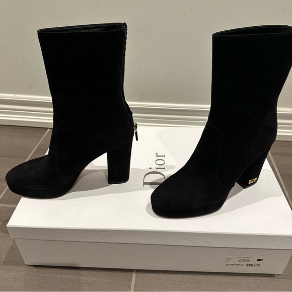 NEW Authentic Dior suede ankle boots with platform EUR 36/US 6 - Picture 3 of 8